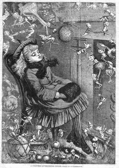 Christmas-1875_rd “A Christmas After-Dinner Dream” by Kate Greenaway