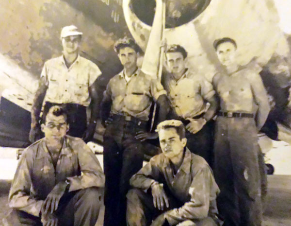 Henry O’Connor, second from right; Lieutenant Guthrie, lower left.