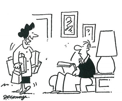 “I disposed of our disposable income.” – from November/December 1994