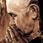 People praying