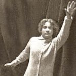 Dorothy Gibson in "Saved from the Titanic," 1912.