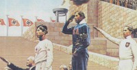 Jesse Owens at 1936 Olympics
