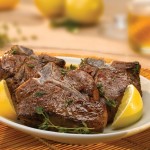 Loin Chops with Lemon Honey Thyme Marinade