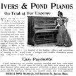 1900s Ivers and Pond Pianos Ad