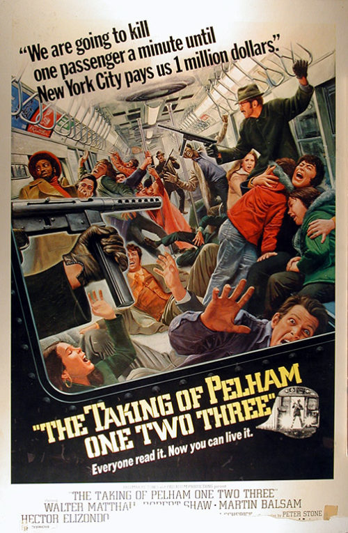 Poster for the film "The Taking of Pelham One Two Three"