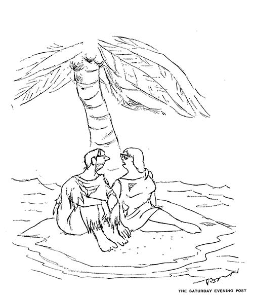 “Norman, this is madness—we’ve got to stop seeing each other.” from July 17, 1965