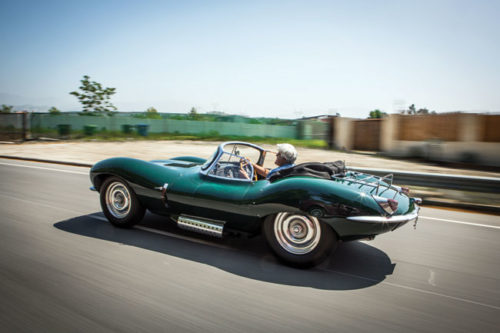 Jay Leno driving 1956 Jaguar XKSS
