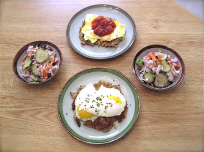 Big breakfast latkes