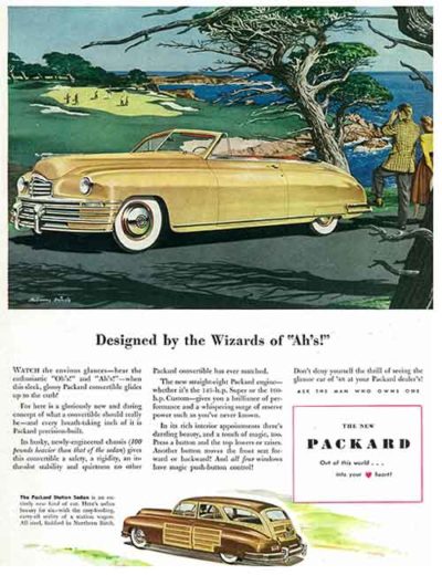 Packard Car Ad Wizard of Ah's