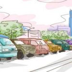Vector image of a city parking lot. Source: Shutterstock.com / © Lorelyn Medina