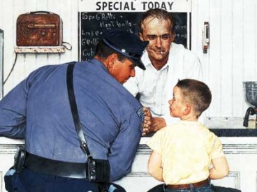 Safe Haven: The Runaway appeared on the September 20, 1958, cover of the Post. 1958 © SEPS