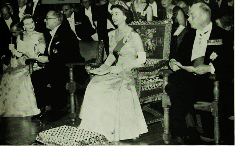 This photo of Queen Elizabeth accompanied the article "Does England Really Need a Queen?", published in the Post in 1957.