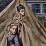 Backyard Campers Amos Sewell September 5, 1953 © SEPS