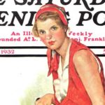 Cover of The Saturday Evening Post. "The American Girl" by Ellen Pyle. August 22, 1932. © SEPS 2014