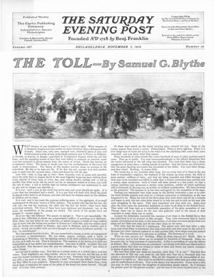 The Toll by Samuel G. Blythe
