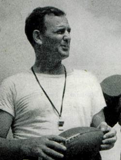 'Bear' Bryant, as seen in the days when he coached the University of Kentucky team.