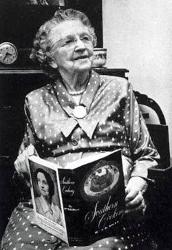 "'I don't want to dig my grave with my teeth, says Henrietta Dull, 95-year-old Atlanta author of Southern Cooking. Like many of those surveyed, she eats light."