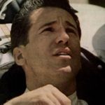 Mario Andretti in a racecar