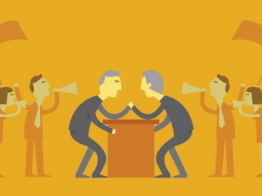 Two Men Armwrestling
