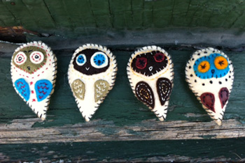 Bebito Owl Brooches