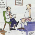A doctor speaks to his patient.