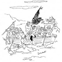 George Washington crosses the Delaware