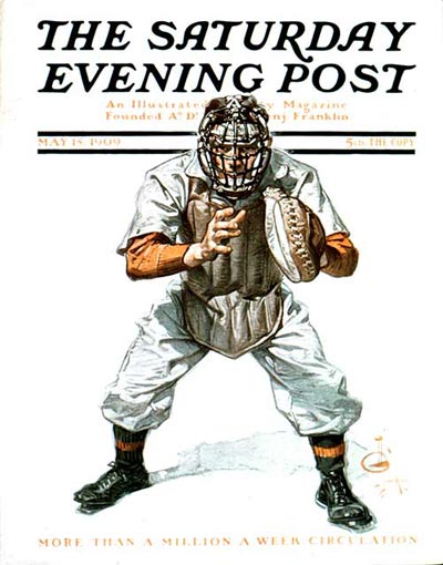  Baseball Catcher from May 15, 1909