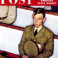Willie Gills in Church by Norman Rockwell