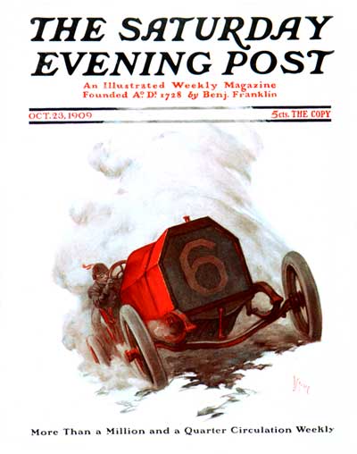 The Saturday Evening Post October 23, 1909 cover