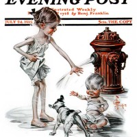 J.C. LeyendeckerFire Hydrant ShowerJuly 24, 1915