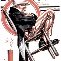 J.C. Leyendecker Sleeping Uncle Sam 1924