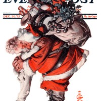 Hug from SantaJ. C. LeyendeckerDecember 26, 1925