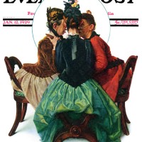 The Three Gossiping Old LadiesNorman RockwellJanuary 12, 1929