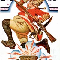 J.C. Leyendecker Running Redcoat 1930