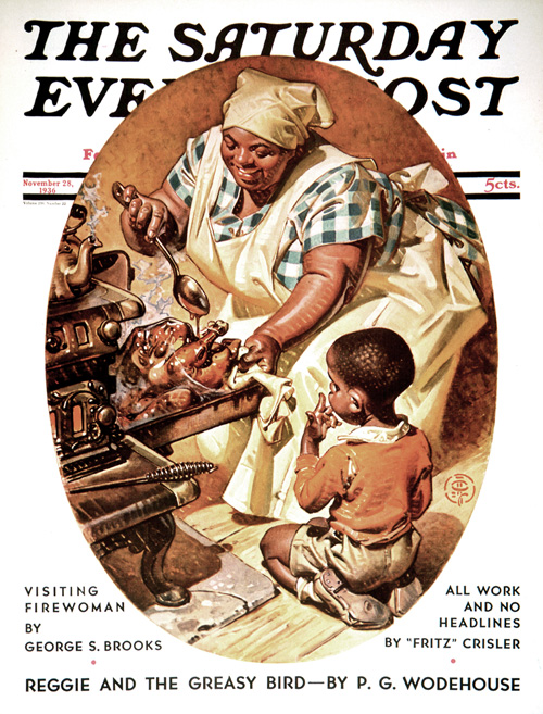 Basting the TurkeyJ.C. LeyendeckerNovember 20, 1936