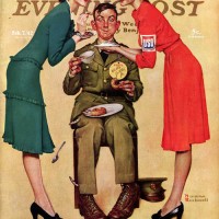 Norman Rockwell "Willie Gillis at the U.S.O." February 7, 1942