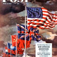 John Atherton Allied Forces Flags 1943