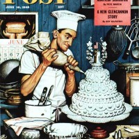 Stevan Dohanos Icing the Wedding Cake 1945