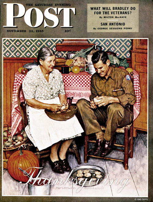 Home for ThanksgivingNorman RockwellNovember 20, 1945