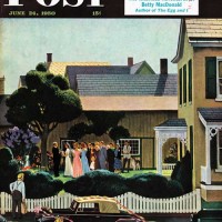 John Falter Backyard Wedding 1950