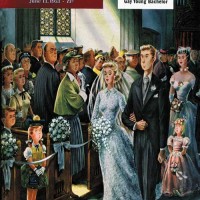 Constantin Alajalov Wedding Recessional 1953