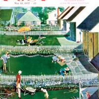 Thorton UtzSpring YardworkMay 18, 1957