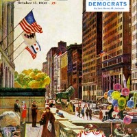John Falter Michigan Avenue, Chicago 1960