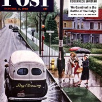 Stevan DohanosSplashed by Dry Cleaning TruckOctober 2, 1948