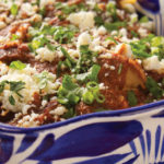 Emeril Lagasse's slow-cooker layered chicken enchiladas