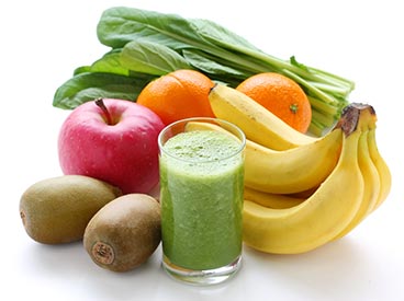 Green Smothie With Fresh Produce