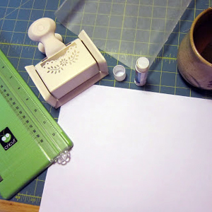 Materials for Decorative Gift Card Envelope