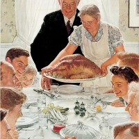 A family thanksgiving gathering.