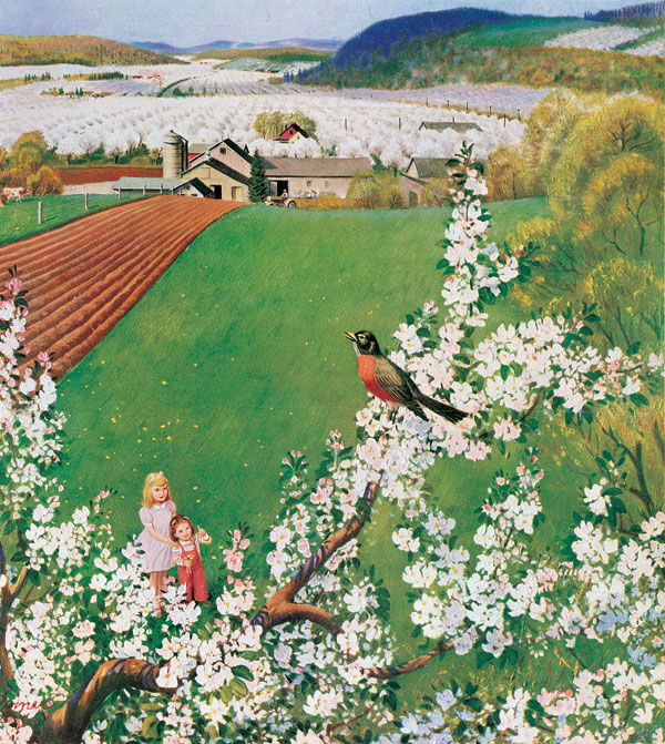 "Harbinger of Spring," by John Clymer; 1955