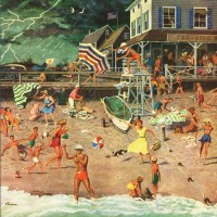 Thunderstorm at the Shore Ben PrinsThunderstorm at the Shore1954